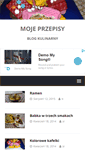Mobile Screenshot of mojeprzepisy.org