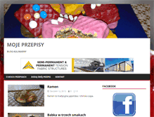 Tablet Screenshot of mojeprzepisy.org